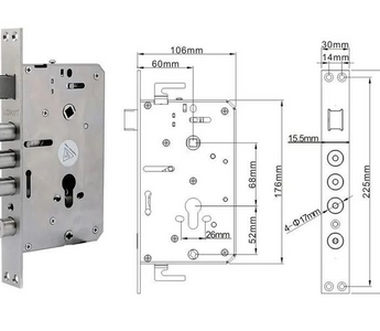 Home smart lock lock body identification and selection