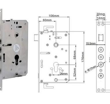 Home smart lock lock body identification and selection