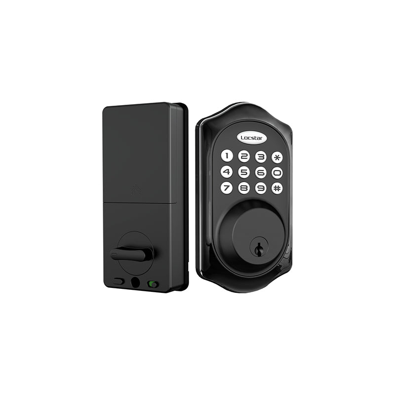 Locstar-C88 Tuya Bluetooth 4.1 كلمة مرور التطبيق ولوحة المفاتيح الميكانيكية Deadbolt 