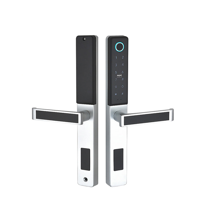 Locstar-C81 Ttlock App Control BLE Ultra Narrow Gate Lock بصمة الإصبع الذكية 